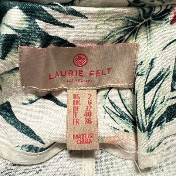 Laurie Felt Linen Blend Jacket/Blazer Size 2 - Picture 7 of 7
